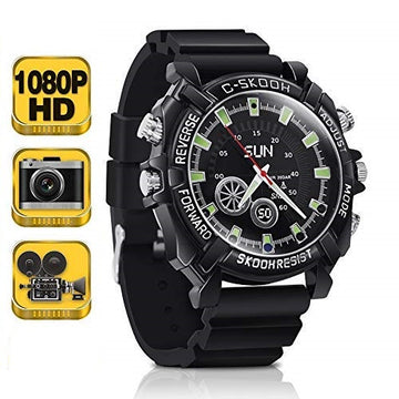 Cameră cu Night Vision în Ceas de Mâna , Rezoluție 1920x1080p, 32GB, Model JSIRCM050DG