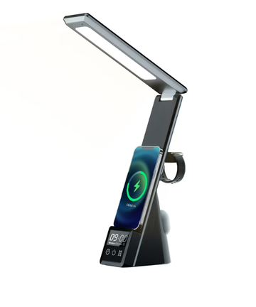 Microfon GSM cu activare vocală integrată în lampa de birou