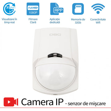 Camera video WI-FI IP P2P in senzor de prezenta PIR, 32 Gb ,1080p, senzor miscare, SPCSWIIP121