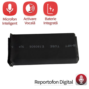 Reportofon Profesional Integrabil, BlackBox 90140RECVA - 384 de ore - 40 zile autonomie cu activare la detectia vocii